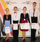  links: Vivien Zuchold / Jayden Schulz    Thür. Vize-LM rechts: Lotta Bräunlich / Simon Reichelt  Thür. Landesmeister