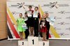 Junioren I (12 + 13 Jahre)    von links nach rechts: 	John-Luca Matthes/ Lotta Bräunlich - 2. Platz Thür. Vize-LM 	Franz Frederic Fülle/Larissa Seidemann - 1. Platz Thür. LM 	Jayden Schulz/Vivien Zuchold - 3. Platz Bronze-Medaille